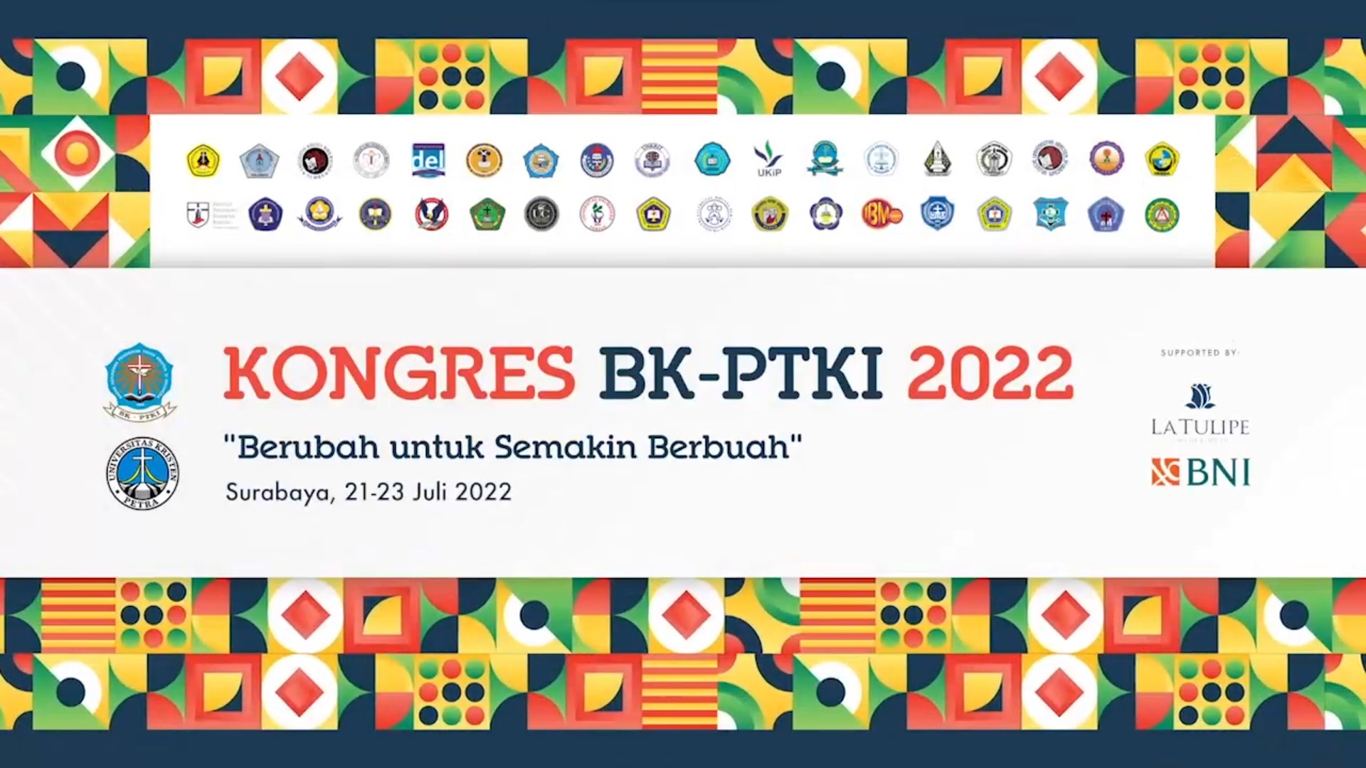 Kongres BK-PTKI 2022 "Berubah Untuk Semakin Berbuah"